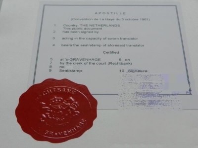 Twee nieuwe landen die de apostille erkennen